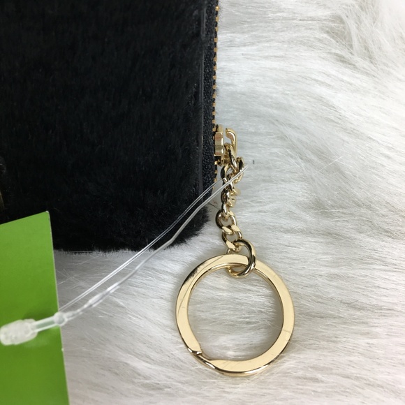 Black Cat Wallet w/ Faux Fur by Kate Spade - Picture 4 of 6